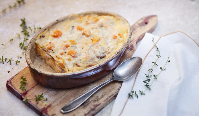 LASAGNE FUNGHI E ZUCCA