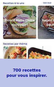 Recettes inspiration application mobile 