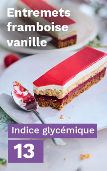 Entremets framboise