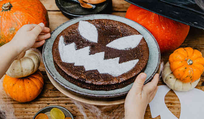 gateau chocolat halloween