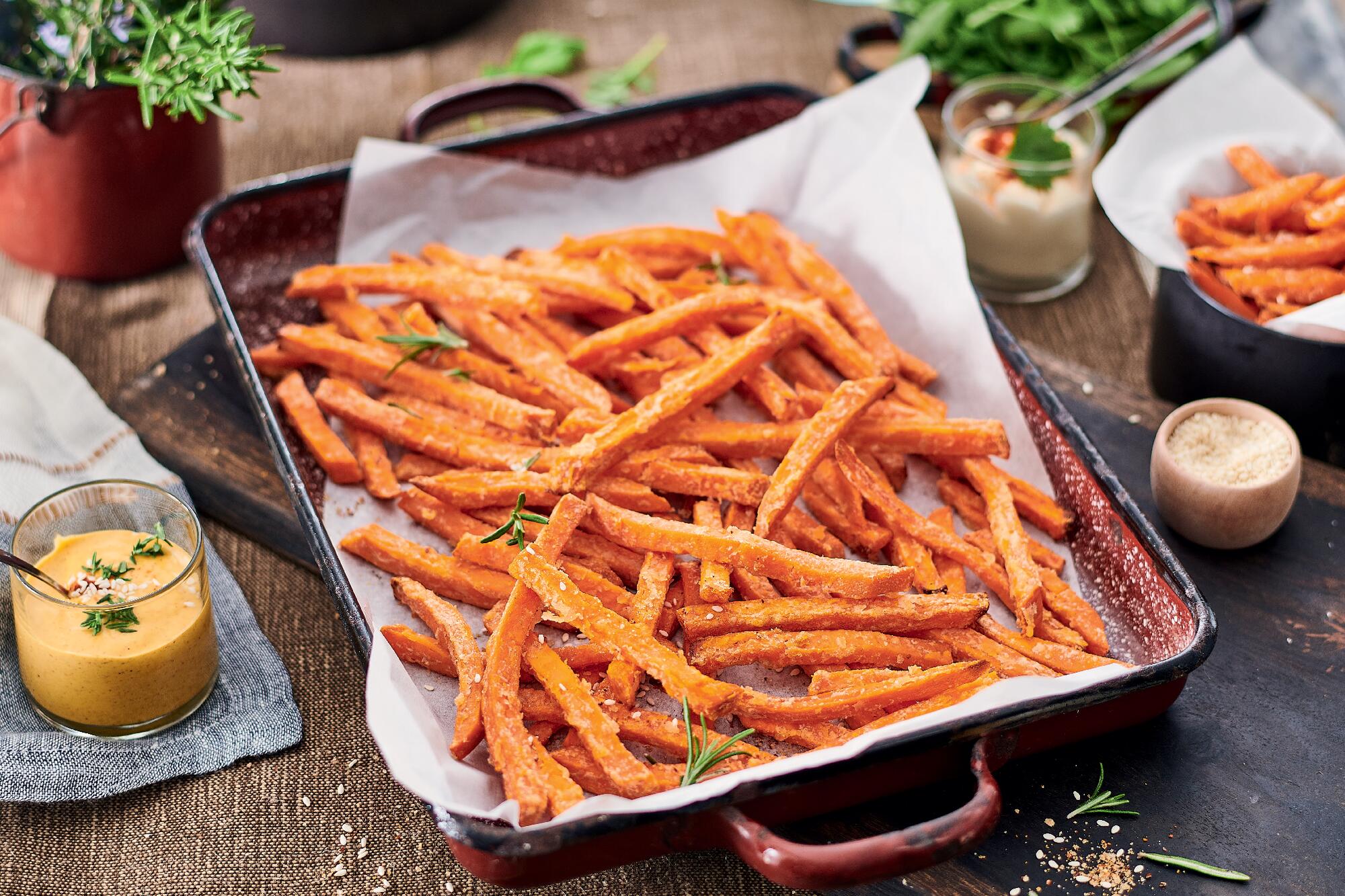 frites de patates douces